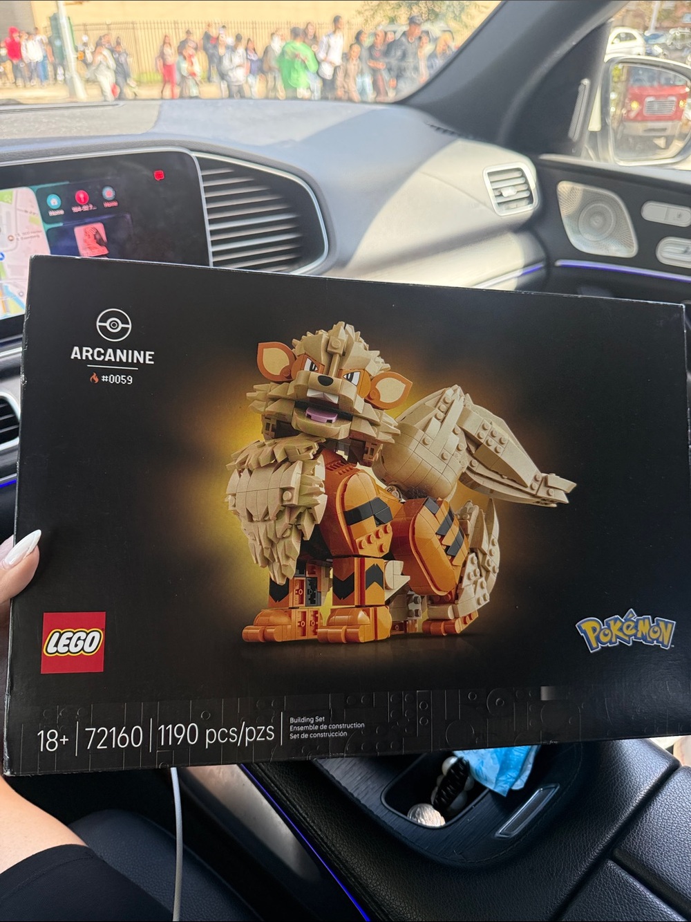 Lego Arcanine Pokémon Buildable Figure - Tan, Orange, Black